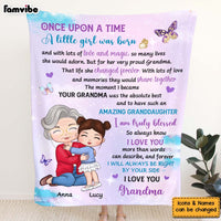 Personalized Gift For Granddaughter I Love You Blanket 29935 thumb 1