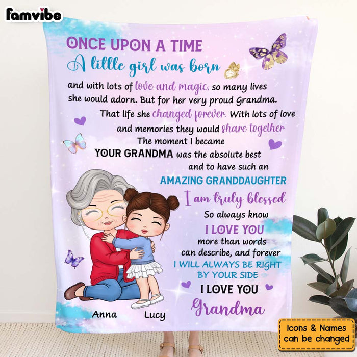 Personalized Gift For Granddaughter I Love You Blanket 29935 1