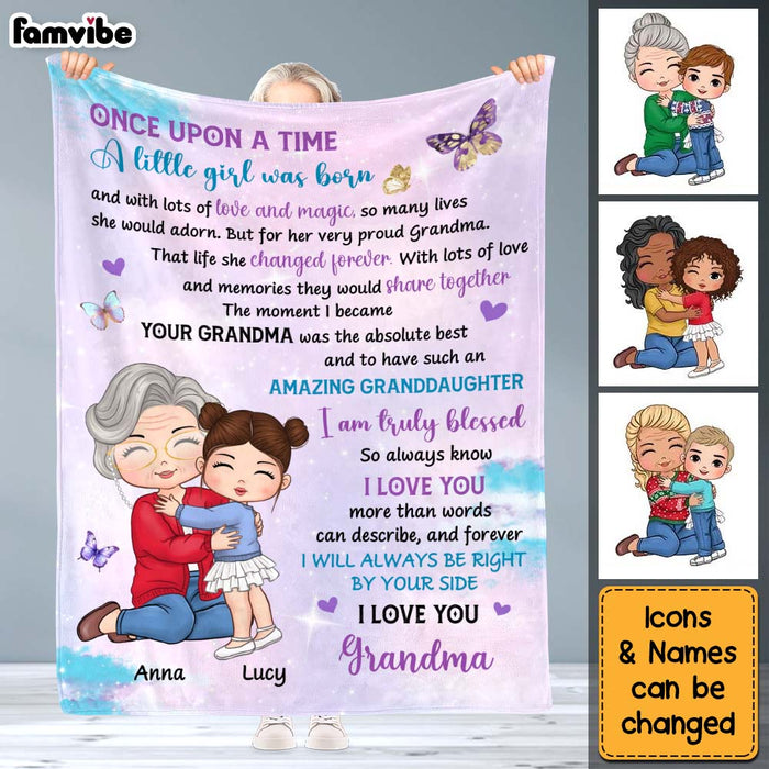 Personalized Gift For Granddaughter I Love You Blanket 29935 1
