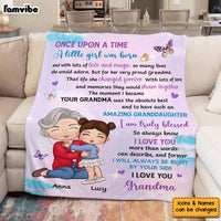 Personalized Gift For Granddaughter I Love You Blanket 29935 thumb 1