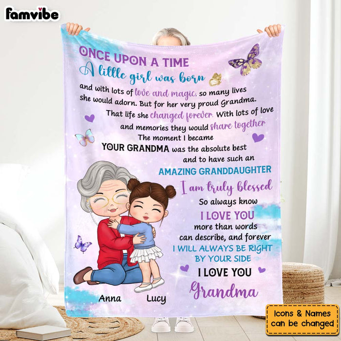 Personalized Gift For Granddaughter I Love You Blanket 29935 1