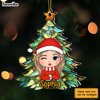 Personalized Gift For Granddaughter Christmas Tree Ornament 29939 thumb 1