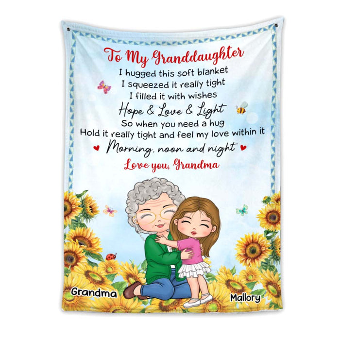 Personalized Birthday Gift For Granddaughter Blanket 29940 1