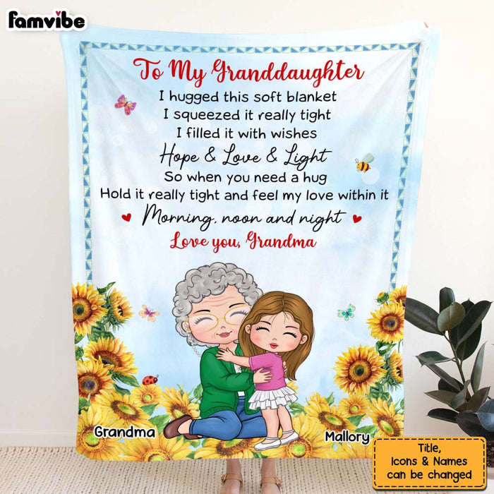 Personalized Birthday Gift For Granddaughter Blanket 29940 1