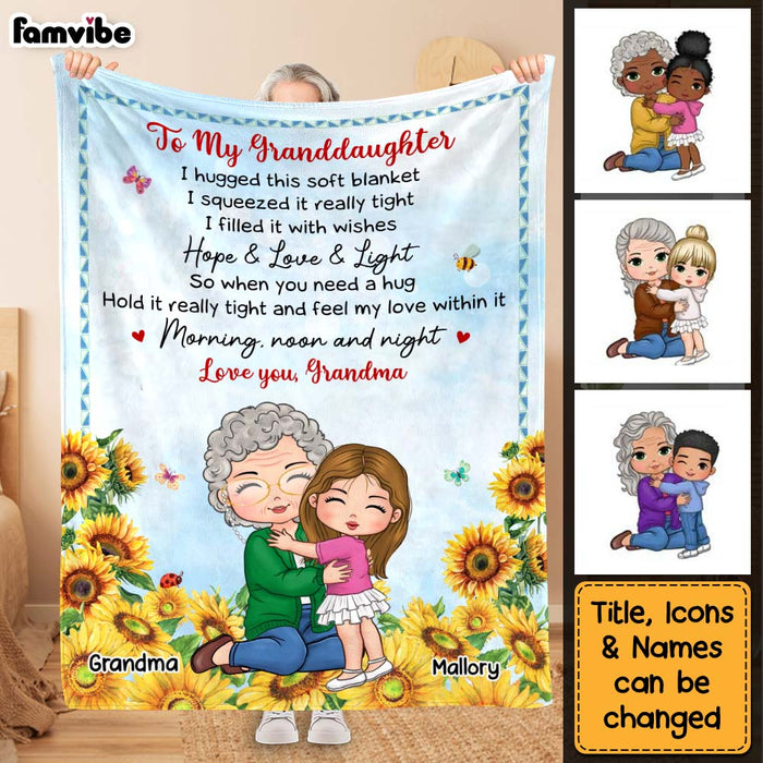 Personalized Birthday Gift For Granddaughter Blanket 29940 1