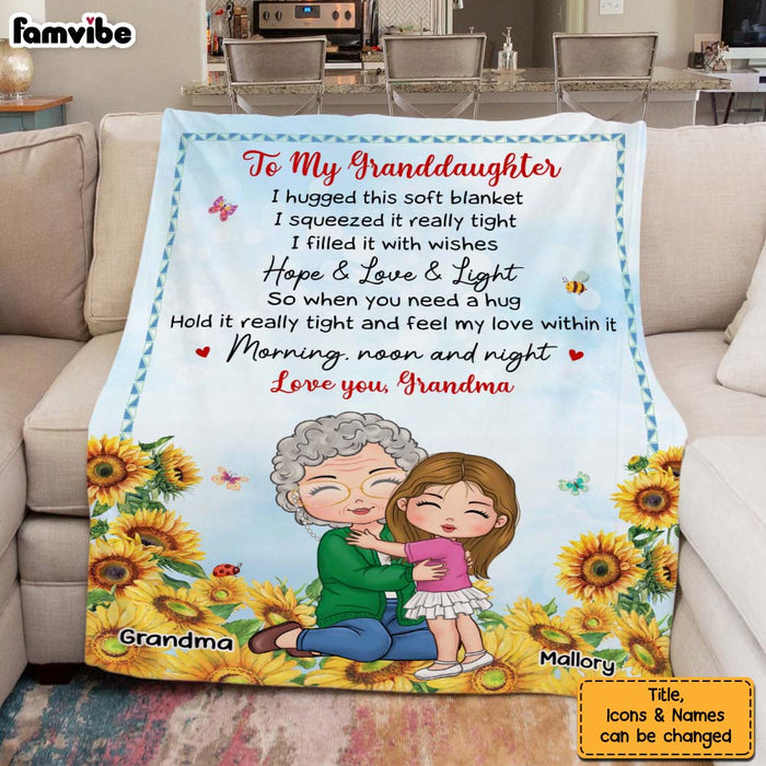 Personalized Birthday Gift For Granddaughter Blanket 29940 1