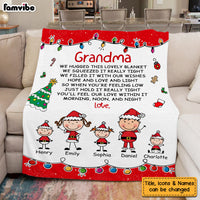 Personalized Christmas Gift For Grandma We Hugged This Blanket 29941 thumb 1