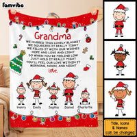 Personalized Christmas Gift For Grandma We Hugged This Blanket 29941 thumb 1