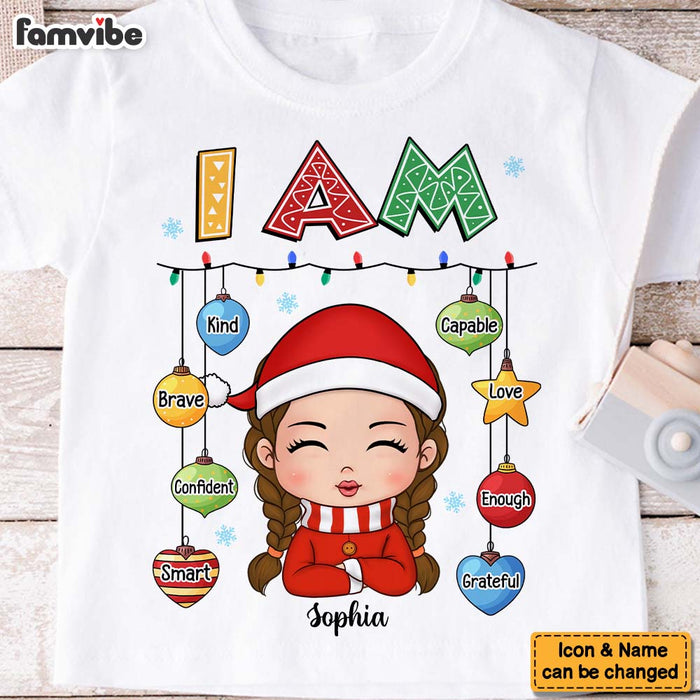 Personalized Christmas Gift For Granddaughter I Am Kid T Shirt - Kid Hoodie - Kid Sweatshirt 29943 1