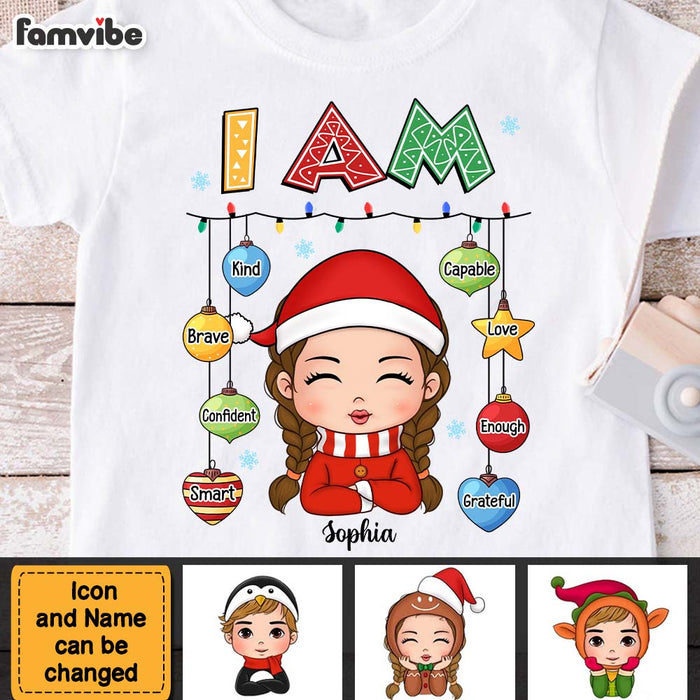 Personalized Christmas Gift For Granddaughter I Am Kid T Shirt - Kid Hoodie - Kid Sweatshirt 29943 1
