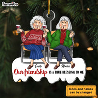 Personalized Our Friendship Is A True Blessing Ornament 29958 thumb 1