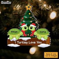 Personalized Couple Turtle I Turtley Love You Ornament 29960 thumb 1