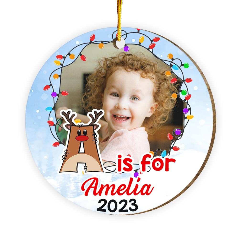Personalized Gift For Granddaughter Circle Ornament 29963 Primary Mockup