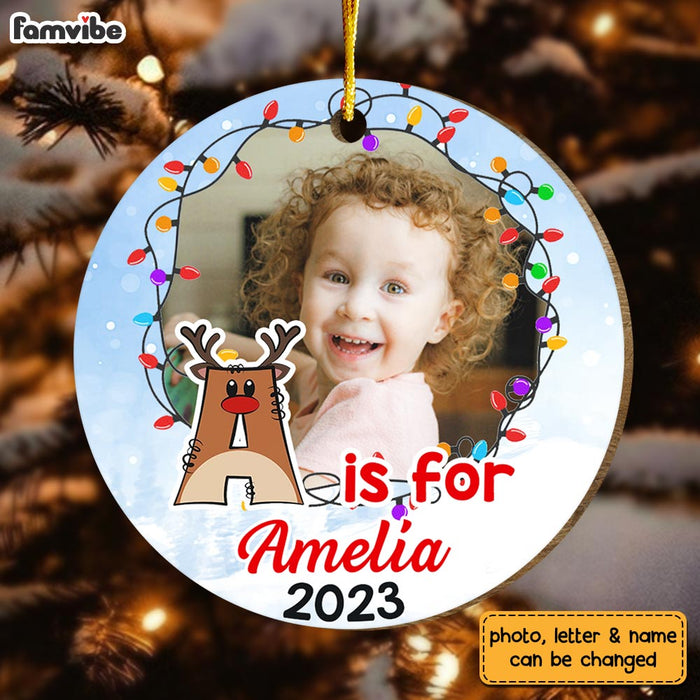 Personalized Gift For Granddaughter Circle Ornament 29963 1