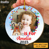 Personalized Gift For Granddaughter Circle Ornament 29963 1