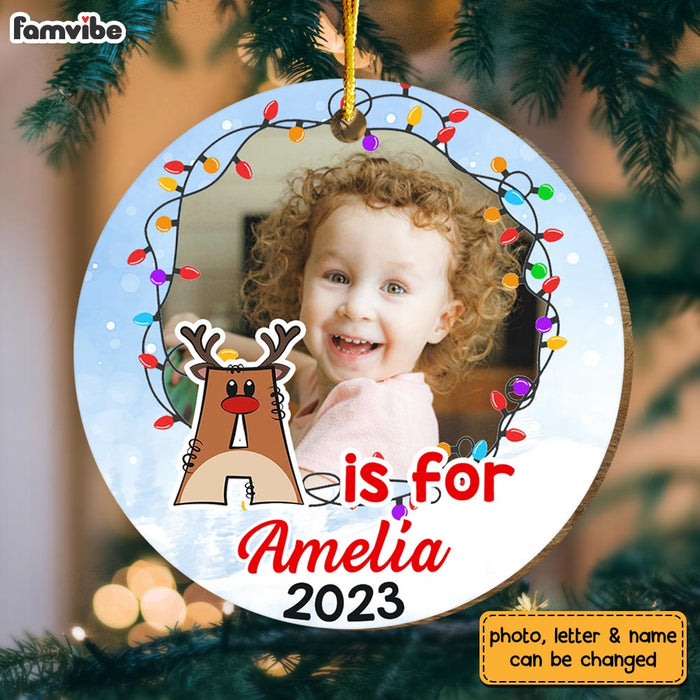 Personalized Gift For Granddaughter Circle Ornament 29963 1