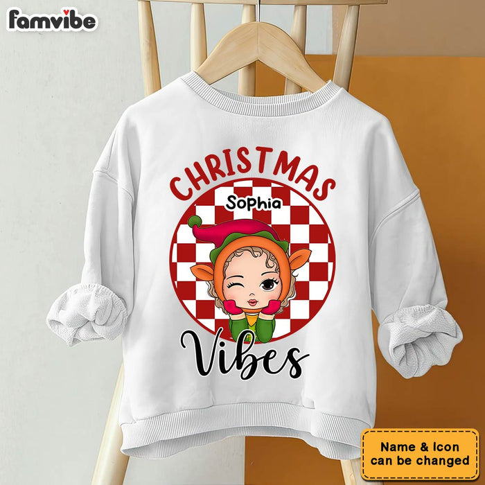 Personalized Granddaughter Christmas Vibe Kid T Shirt - Kid Hoodie - Kid Sweatshirt 29968 1