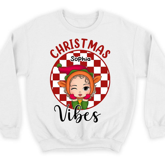 Personalized Granddaughter Christmas Vibe Kid T Shirt - Kid Hoodie - Kid Sweatshirt 29968 1