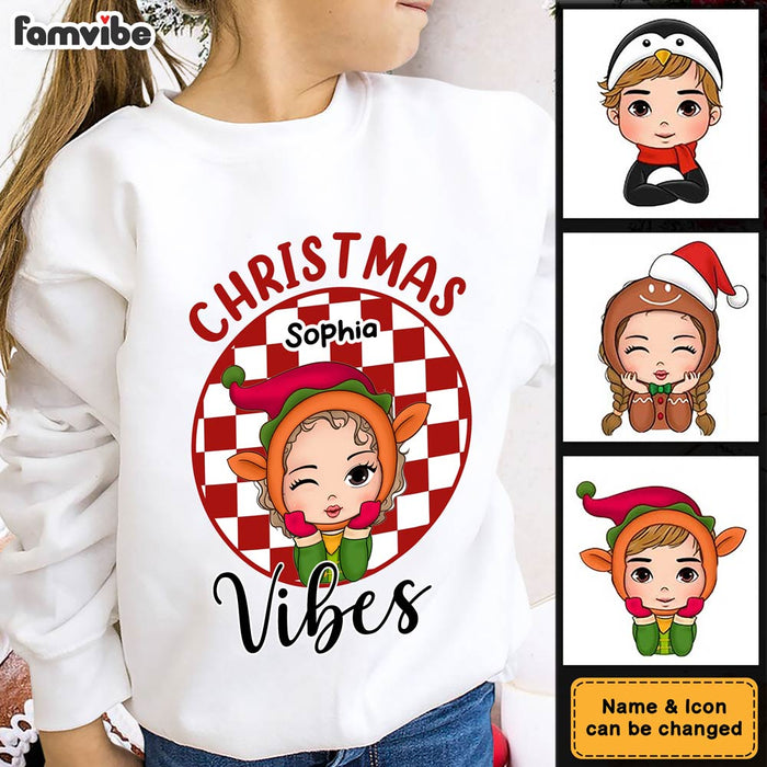 Personalized Granddaughter Christmas Vibe Kid T Shirt - Kid Hoodie - Kid Sweatshirt 29968 1