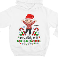 Personalized Gift For Grandson Santa's Favorite Kid T Shirt - Kid Hoodie - Kid Sweatshirt 29973 thumb 1