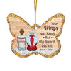 Personalized Memorial Butterfly Gift Your Wings Were Ready Ornament 29978 1