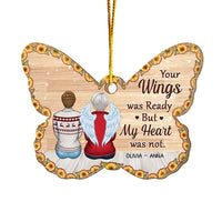 Personalized Memorial Butterfly Gift Your Wings Were Ready Ornament 29978 thumb 1