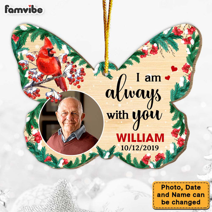 Personalized Memorial Cardinal Gift I Am Always With You Ornament 29984 1