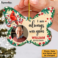 Personalized Memorial Cardinal Gift I Am Always With You Ornament 29984 thumb 1