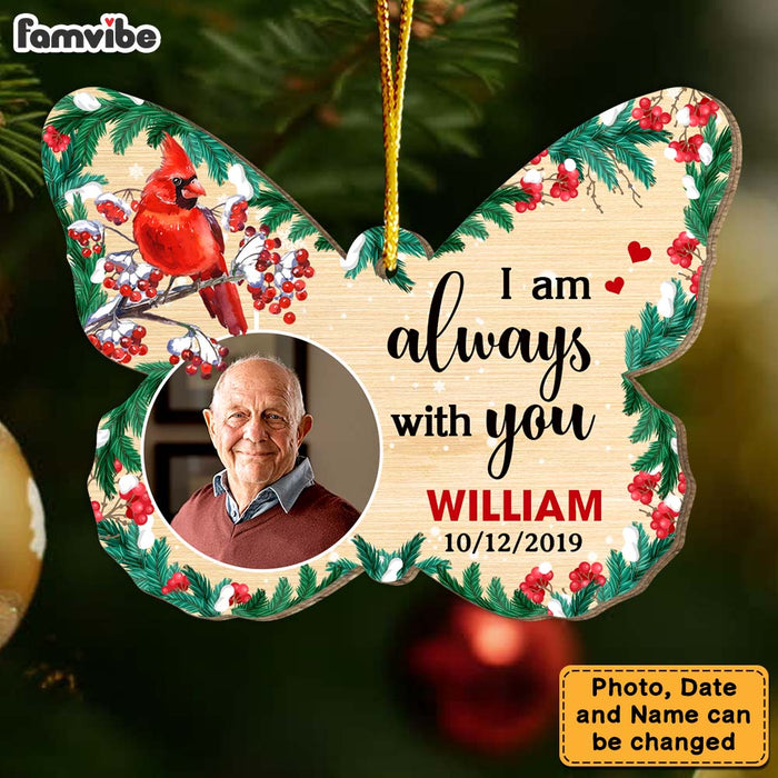 Personalized Memorial Cardinal Gift I Am Always With You Ornament 29984 1