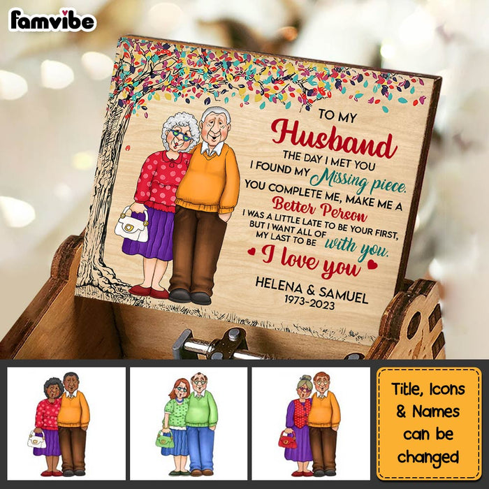 Personalized The Day I Met You Couple Music Box 29998 1