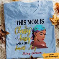 Personalized BWA Mom Classy Sassy T shirt AG102 30O57 thumb 1
