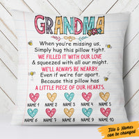 Personalized Grandma Hug This Pillow AP64 30O36 (Insert Included) thumb 1