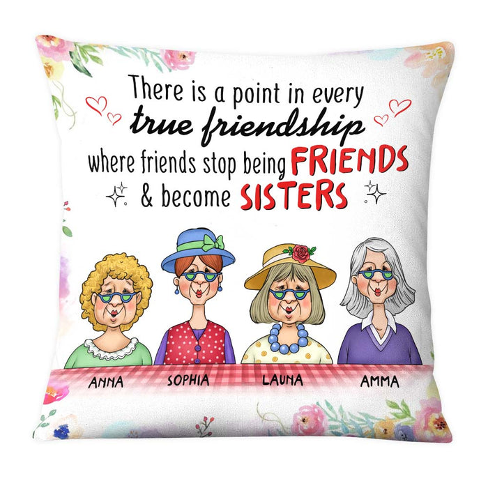 Personalized Gift For Friends Become Sisters Pillow 30774 1