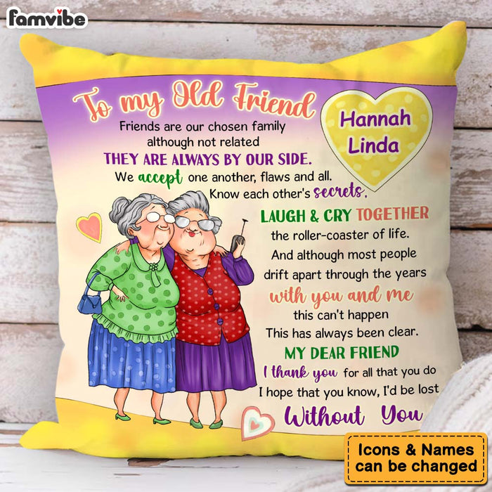 Personalized Gift To My Old Friend Pillow 30922 1