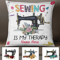 Personalized Love Sewing Girl Pillow DB31 95O34 thumb 1