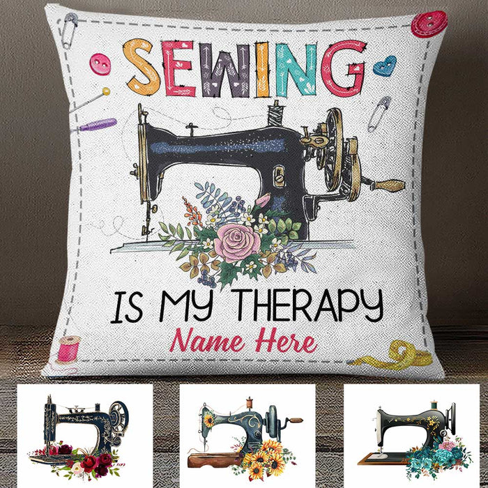 Personalized Love Sewing Girl Pillow DB31 95O34 1