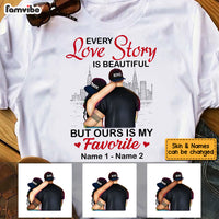 Personalized Couple Love Story T Shirt MR85 30O53 thumb 1