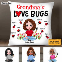 Personalized Mom Grandma Love Bugs Pillow MR31 95O34 thumb 1