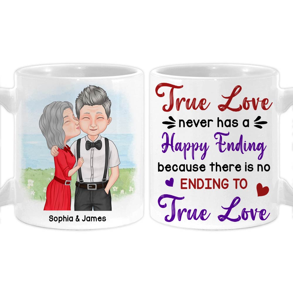 Personalized Couple Gift There Is No Ending To True Love Mug 31241 Primary Mockup