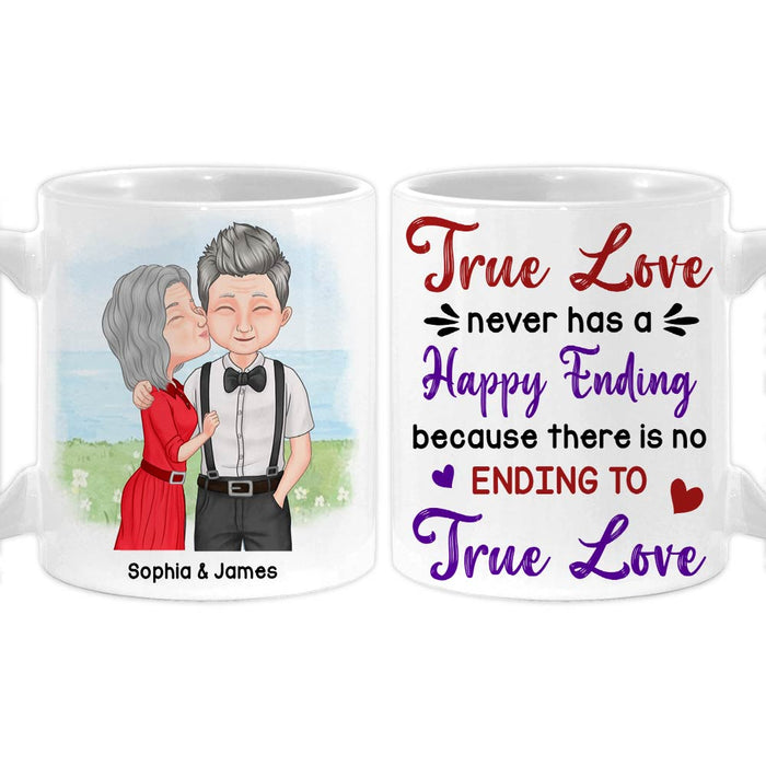 Personalized Couple Gift There Is No Ending To True Love Mug 31241 1