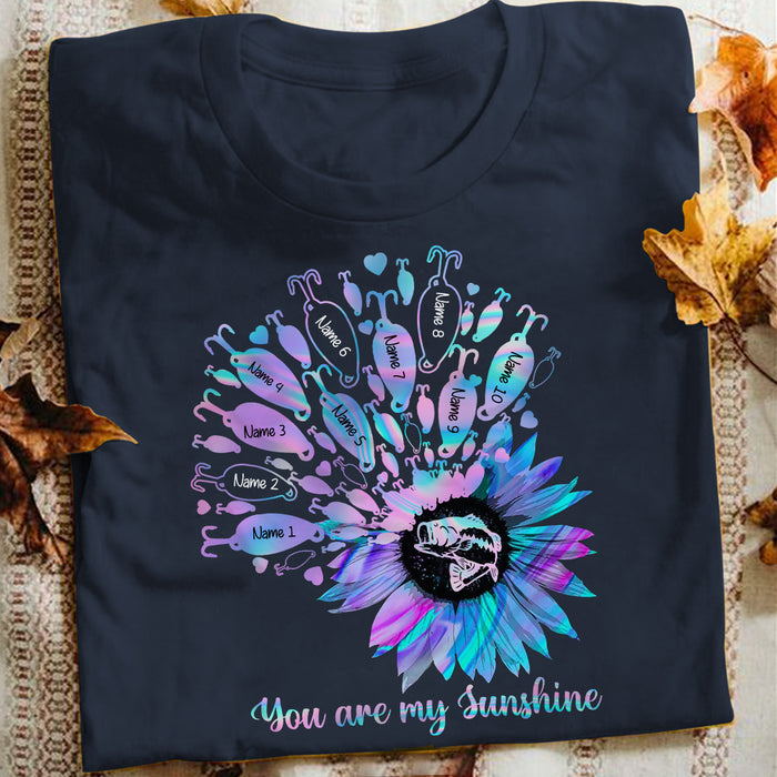 Personalized Gift For Fishing Mom Grandma T Shirt MY71 65O57 1