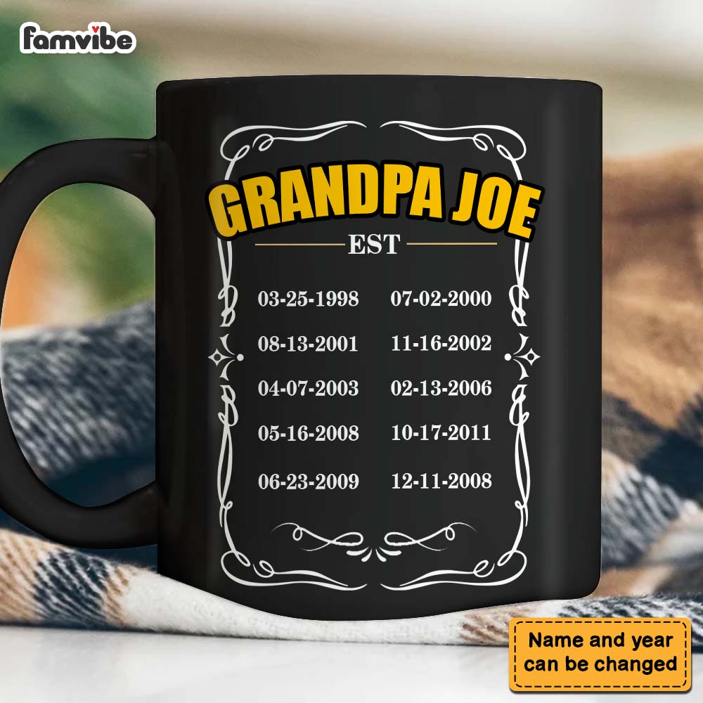 Personalized Gift For Grandpa Mug 25049 Primary Mockup