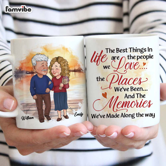 Personalized Gift For Couples The Memories We've Made  Along The Way Mug 31203 1