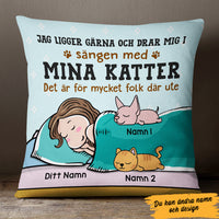 Personalized Swedish Cat Katt Pillow AP72 29O47 (Insert Included) thumb 1