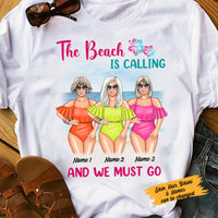 Personalized Beach Is Calling Friends T Shirt JN211 95O58 thumb 1