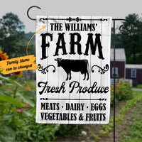 Personalized Farm Gardening Flag JL212 85O53 thumb 1