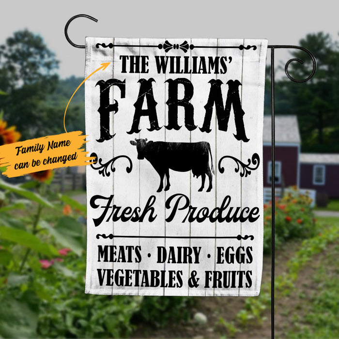 Personalized Farm Gardening Flag JL212 85O53 1