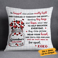 Personalized Grandma Sweet Heart Pillow AP61 73O58 (Insert Included) thumb 1
