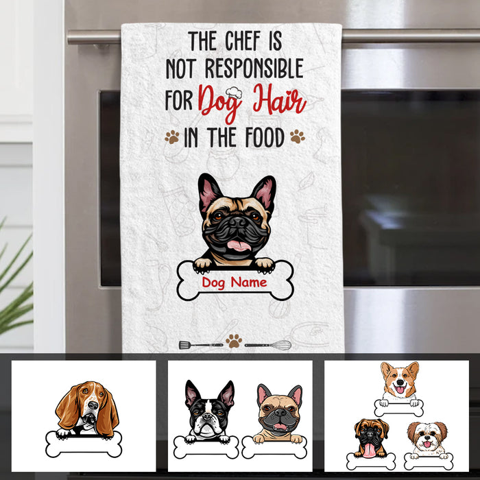 Personalized Dog Hair In The Food Kitchen Towel DB151 87O57 1