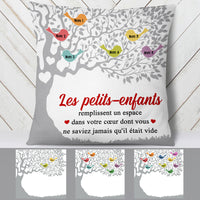 Personalized French Maman Grand-mère Family Tree Mom Grandma Pillow MR293 65O53 (Insert Included) thumb 1
